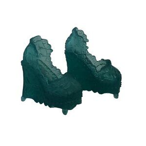 Monster High Twyla Boogeyman‎ Getting Ghostly 2014 Blue Shoes Replacement Parts